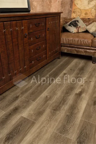 Кварц-виниловая плитка Alpine Floor Premium XL Дуб Коричневый ЕСО 7-9, 8 мм. 43 класс в Каменске-Уральском