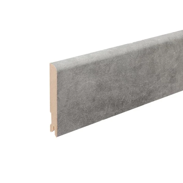 Плинтус MDF Bonkeel 24065 Бетон Лофт Натур (80х16х2400 мм) в Каменске-Уральском
