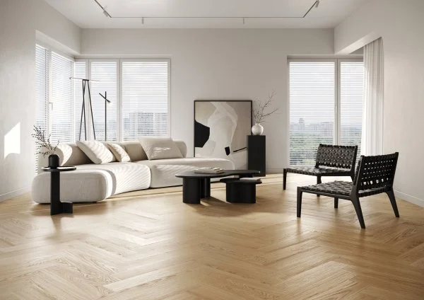 Паркетная доска Quartz Parquet Английская Ёлка Дуб Тоскана 33-407 в Каменске-Уральском