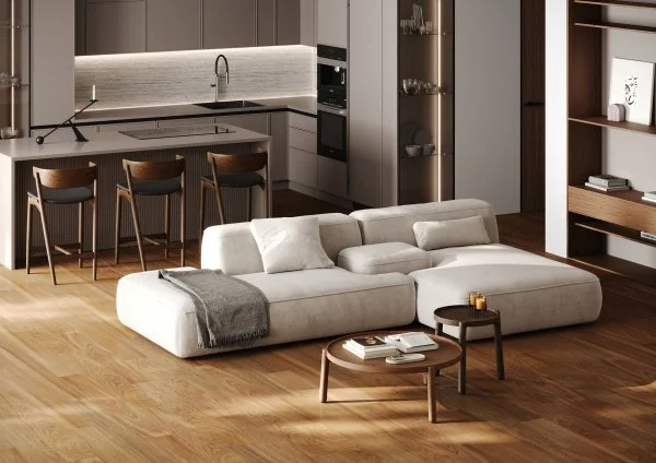 Паркетная доска Quartz Parquet Классик 5 мм Дуссия Африканская 550-63 в Каменске-Уральском