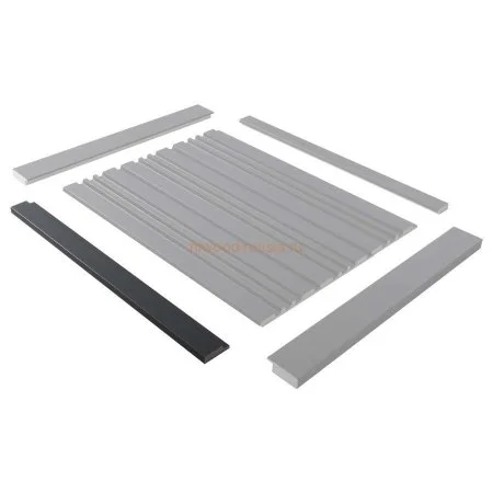 Финишный молдинг LF124A GR3 правый декорированный (42х12х2700мм) в Каменске-Уральском