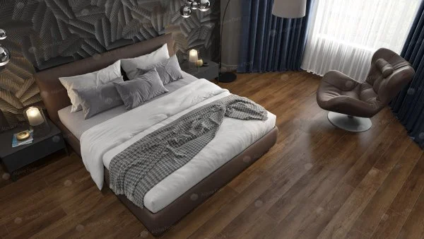 Кварц-виниловая плитка Alpine Floor Premium XL Дуб Шоколадный ЕСО 7-18, 8 мм. 43 класс в Каменске-Уральском