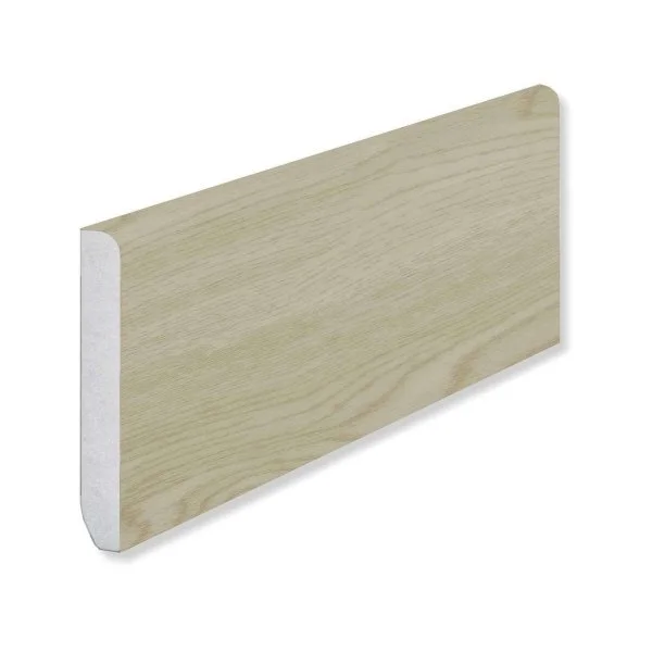 Кварцевый плинтус Fargo 18001-35 Ясень Белый 80х11х2200 мм в Каменске-Уральском