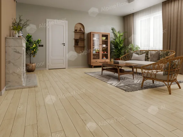 Каменно-полимерная плитка Alpine Floor Grand Sequoia Village Камфора ECO 11-507 4мм, 43 класс в Каменске-Уральском