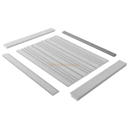 Финишный молдинг LF124B S339S левый декорированный (31х12х2700мм) в Каменске-Уральском