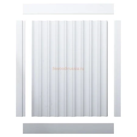 Финишный молдинг LF124A NP правый белый (42х12х2700мм) в Каменске-Уральском