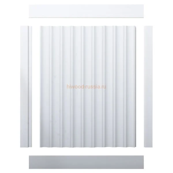 Финишный молдинг LF124A NP правый белый (42х12х2700мм) в Каменске-Уральском