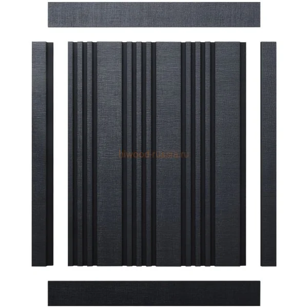 Финишный молдинг LF124B BK114K левый декорированный (31х12х2700мм) в Каменске-Уральском