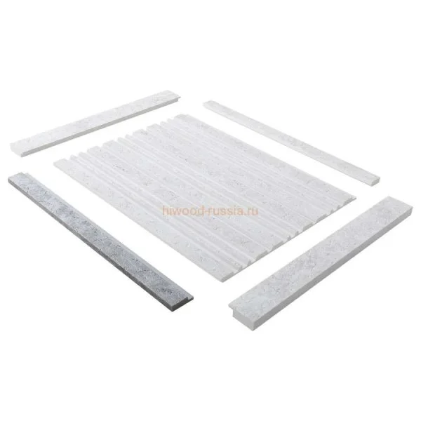 Финишный молдинг LF124A W50 правый декорированный (42х12х2700мм) в Каменске-Уральском