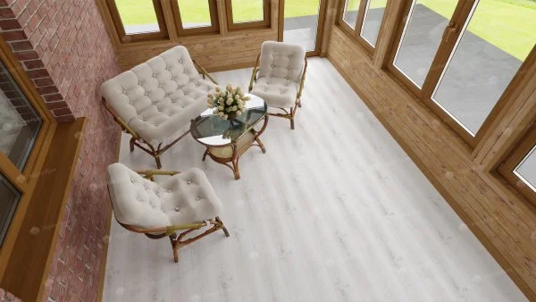 Каменно-полимерная плитка Alpine Floor Classic Дуб Выбеленный ECO 182-8, 4мм 43 класс в Каменске-Уральском