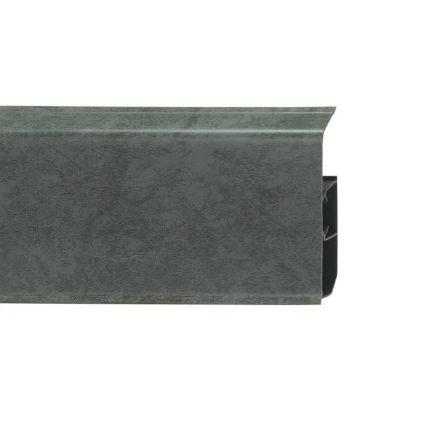 Пластиковый плинтус Royce №340 Мрамор Тёмный (80х24х2200мм) в Каменске-Уральском