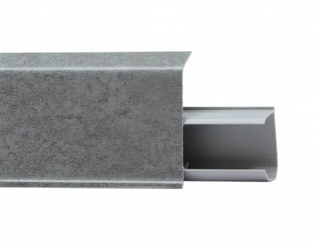 Пластиковый плинтус Royce №551 Грей (55х23х2200мм) в Каменске-Уральском