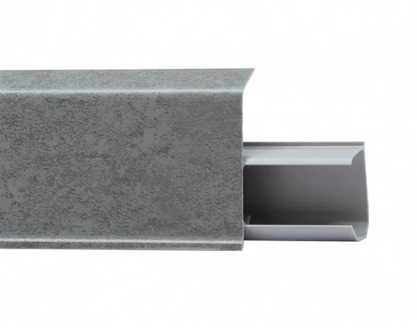 Пластиковый плинтус Royce №551 Грей (55х23х2200мм) в Каменске-Уральском