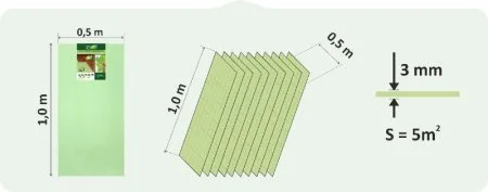 Подложка Солид 3мм листовая (5м2) в Каменске-Уральском