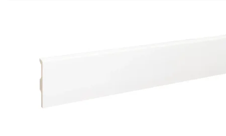 Плинтус дюрополимерный Bonkeel 01 Белый (80х14х2000 мм) в Каменске-Уральском