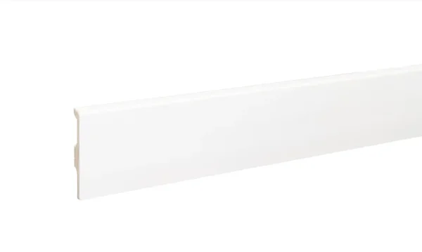 Плинтус дюрополимерный Bonkeel 01 Белый (80х14х2000 мм) в Каменске-Уральском