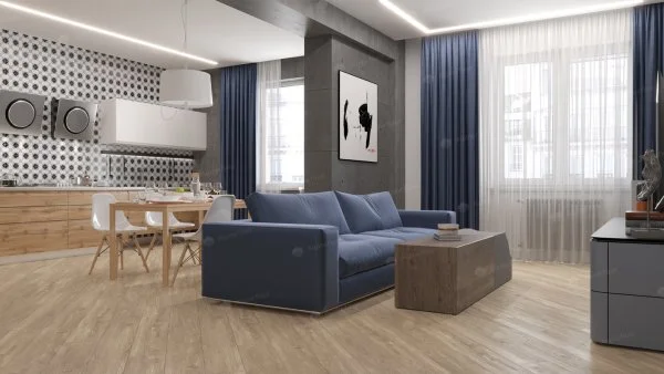 Кварц-виниловая плитка Alpine Floor Sequoia Секвойя Коньячная ECO 6-2 3.2 мм. 43 класс в Каменске-Уральском