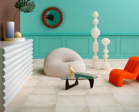 Керамогранит Coliseum Ривьера Уайт 60х60 (Натуральный и Реттифицированный) в Каменске-Уральском