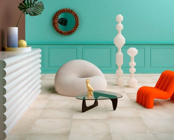 Керамогранит Coliseum Ривьера Уайт 60х60 (Натуральный и Реттифицированный) в Каменске-Уральском