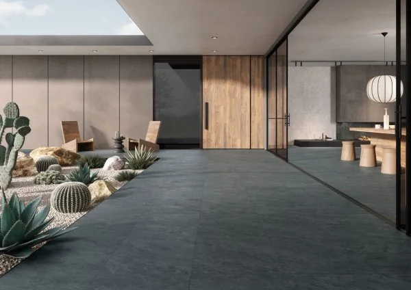 Керамогранит Vitra QuarStone Антрацит 60х60 (Натуральная и Реттифицированная) в Каменске-Уральском