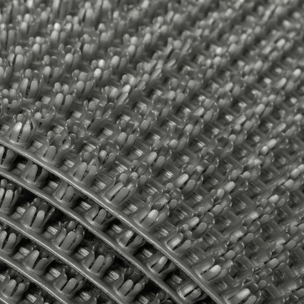 Щетинистое покрытие Альфа-Стиль 128 Серый металлик - 0,9х15 м. пог в Каменске-Уральском