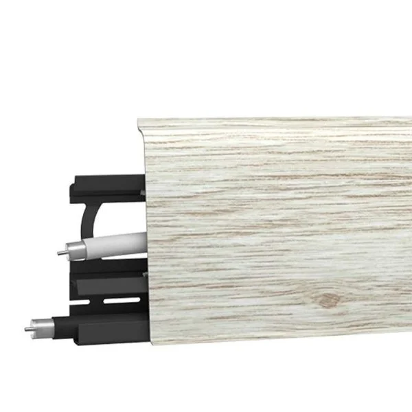 Плинтус пластиковый Arbiton INDO70 135 Дуб Платиновый 2,5 м в Каменске-Уральском