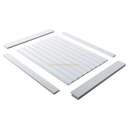 Финишный молдинг LF124A NP правый белый (42х12х2700мм) в Каменске-Уральском