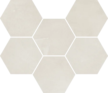 Керамогранит Italon Континуум Полар Мозаика Гексагон (Натуральная 25х29) в Каменске-Уральском