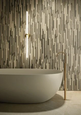 Керамогранит Italon Метрополис Вставка Стрип Ворм 26х75 (Натуральная) в Каменске-Уральском