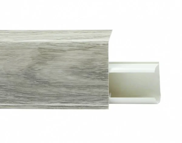 Пластиковый плинтус Royce №549 Дуб Альба (55х23х2200мм) в Каменске-Уральском