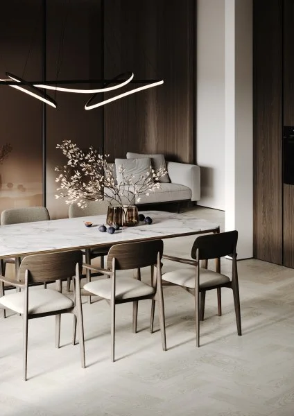 Паркетная доска Quartz Parquet Штучный паркет Дуб Скандинавский 44-1258-57 в Каменске-Уральском