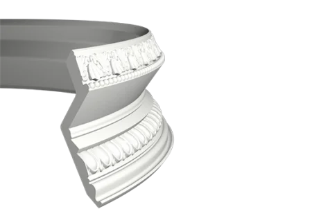 Карниз Европласт 1.50.137 гибкий 2,0 м в Каменске-Уральском