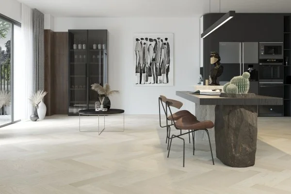 Паркетная доска Quartz Parquet Английская Ёлка Дуб Песочный 33-408 в Каменске-Уральском