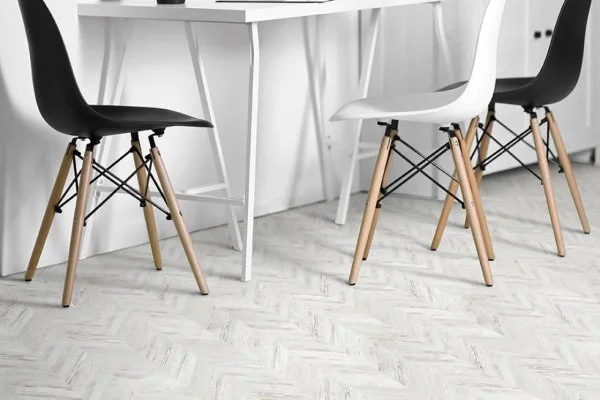 Пробковое покрытие CorkStyle Chevron White в Каменске-Уральском