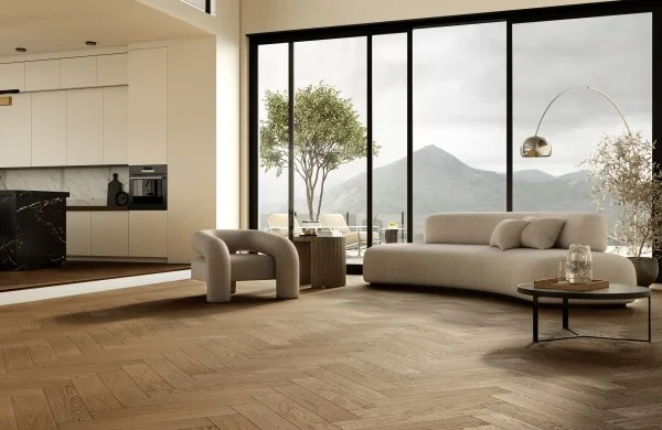 Паркетная доска Quartz Parquet Английская Ёлка Дуб Рустикальный 33-410 в Каменске-Уральском