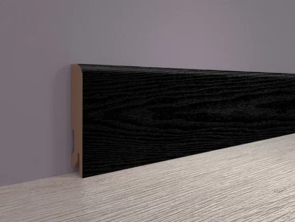Плинтус MDF Bonkeel 24033 Чёрное Дерево (80х16х2400 мм) в Каменске-Уральском