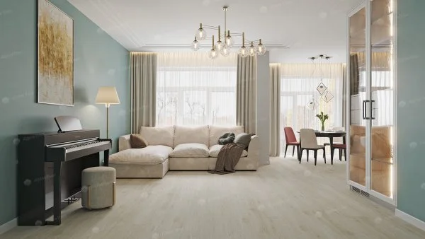 Каменно-полимерная плитка Alpine Floor Solo Модерато ECO 14-11, 3,5 мм 34 класс в Каменске-Уральском