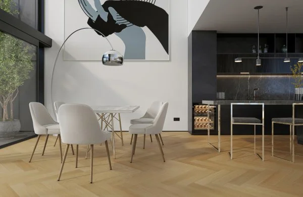 Паркетная доска Quartz Parquet Английская Ёлка Дуб Тоскана 33-407 в Каменске-Уральском