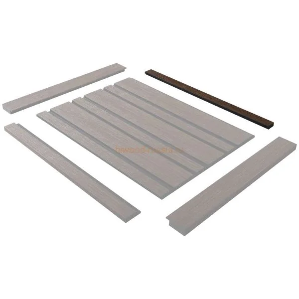 Финишный молдинг LF124B BR396K левый декорированный (31х12х2700мм) в Каменске-Уральском