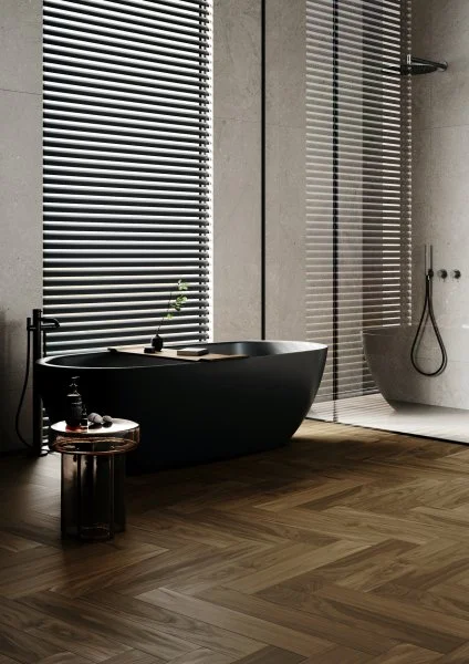 Паркетная доска Quartz Parquet Английская Ёлка Орех Американский 33-400-29 в Каменске-Уральском