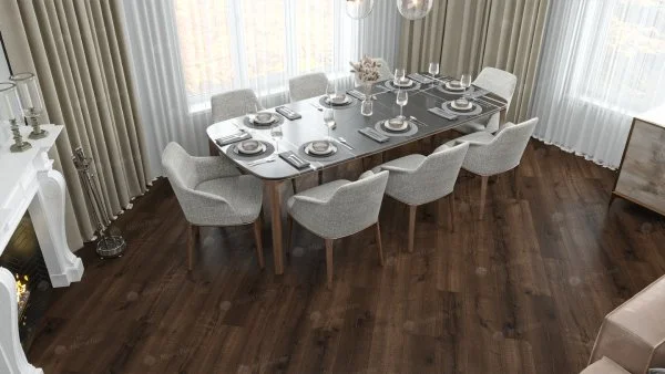 Каменно-полимерная плитка Alpine Floor Real Wood Дуб Мокка ECO 2-2, 6 мм 43 класс в Каменске-Уральском