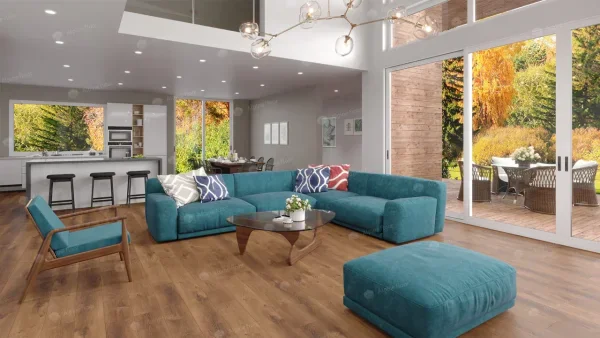 Кварц-виниловая плитка Alpine Floor Premium XL Дуб Насыщенный ЕСО 7-7, 8 мм. 43 класс в Каменске-Уральском