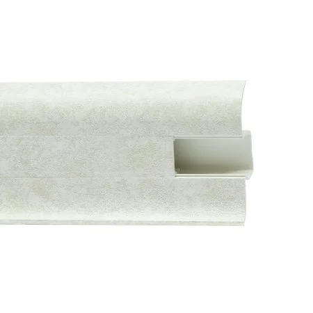 Пластиковый плинтус Royce №860 Белый Кварц (58х22х2200мм) в Каменске-Уральском