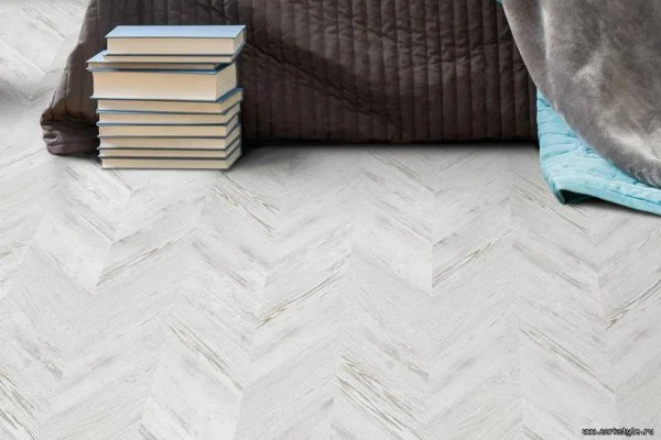 Пробковое покрытие CorkStyle Chevron White в Каменске-Уральском