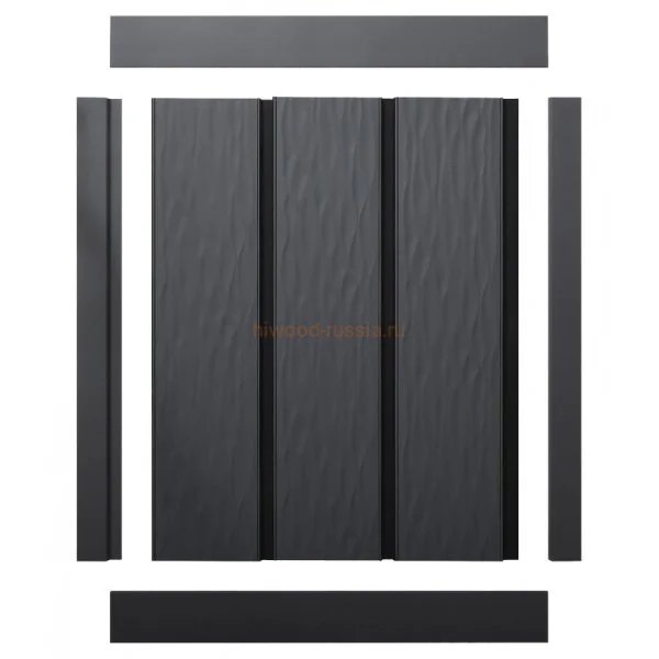 Финишный молдинг LF124A GR15K правый декорированный (42х12х2700мм) в Каменске-Уральском