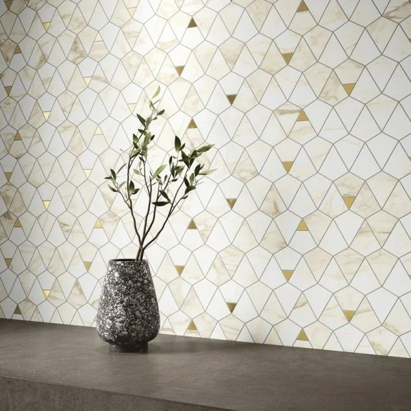 Керамогранит Italon Этернум Каррара Мозаика Вертекс 25.8х30 (Натуральная) в Каменске-Уральском